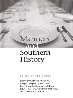 cover image of Manners and Southern History